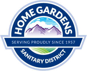 The Home Gardents Sanitary District logo